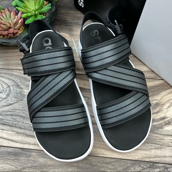 NIB Adidas 90s Sandal Platform Slingback Slides EG7647 - Picture 2 of 13